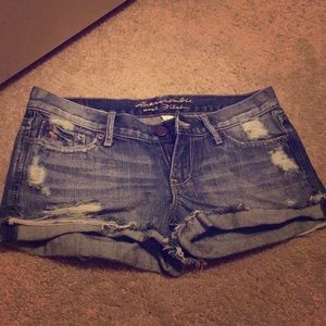 Abercrombie & Fitch Shorts - Abercrombie and Fitch Distressed Denim Shorts Abercrombie & Fitch Shorts - Abercrombie and Fitch Distressed Denim Shorts